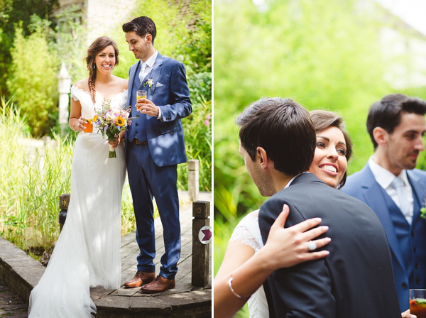 Maggie Sottero wedding dress, rustic garden wedding, wedding photography by Nicki Feltham