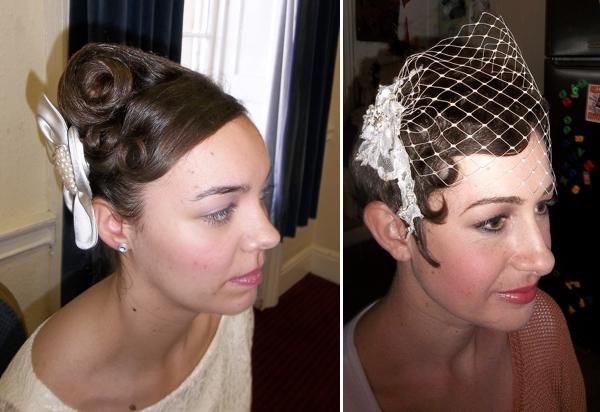Vintage wedding hair styles by Lipstick and Curls