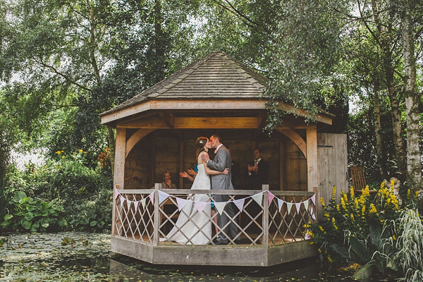 Charlotte Balbier wedding dress, pastel colour wedding, Photography by Jordanna Marston