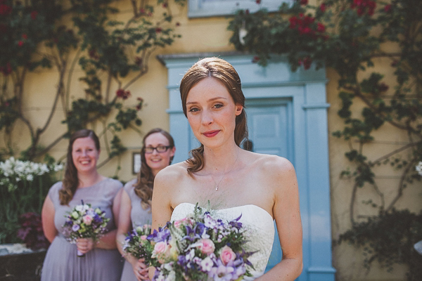 Charlotte Balbier wedding dress, pastel colour wedding, Photography by Jordanna Marston