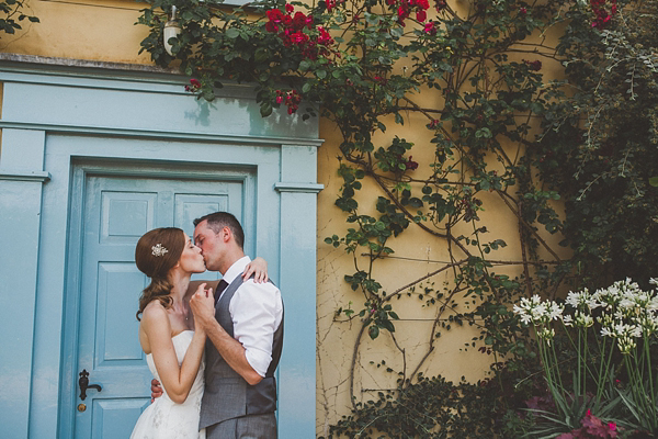 Charlotte Balbier wedding dress, pastel colour wedding, Photography by Jordanna Marston