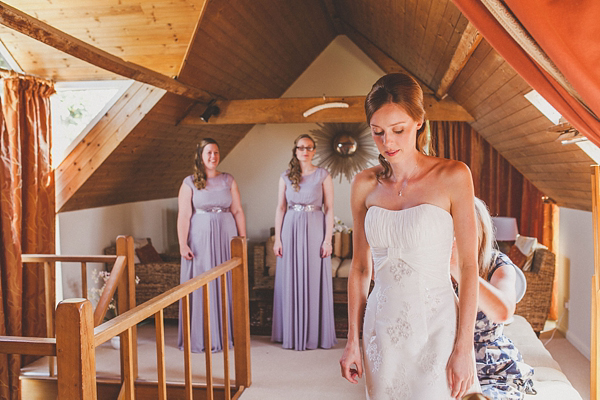 Charlotte Balbier wedding dress, pastel colour wedding, Photography by Jordanna Marston