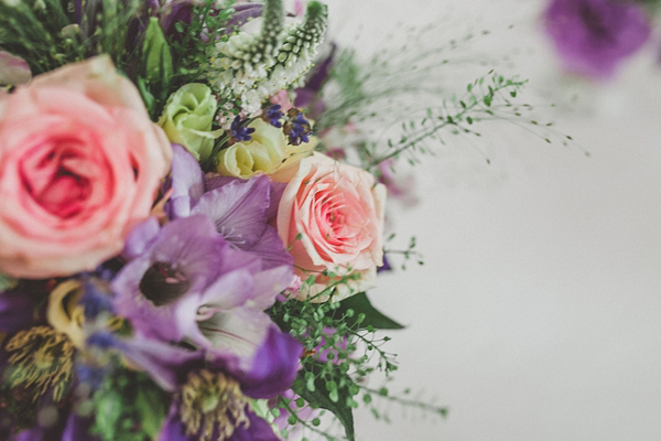 Charlotte Balbier wedding dress, pastel colour wedding, Photography by Jordanna Marston