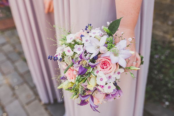 Charlotte Balbier wedding dress, pastel colour wedding, Photography by Jordanna Marston