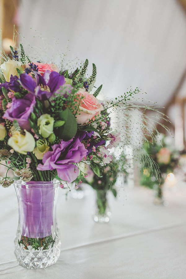 Charlotte Balbier wedding dress, pastel colour wedding, Photography by Jordanna Marston