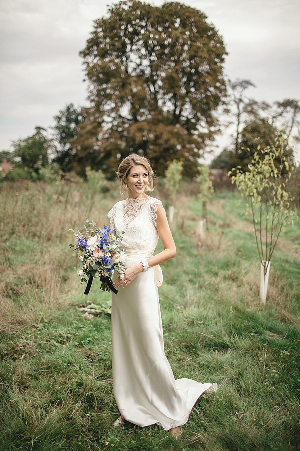 A Sweet September Wedding With A Touch of 1930's Glamour, Pom Poms ...