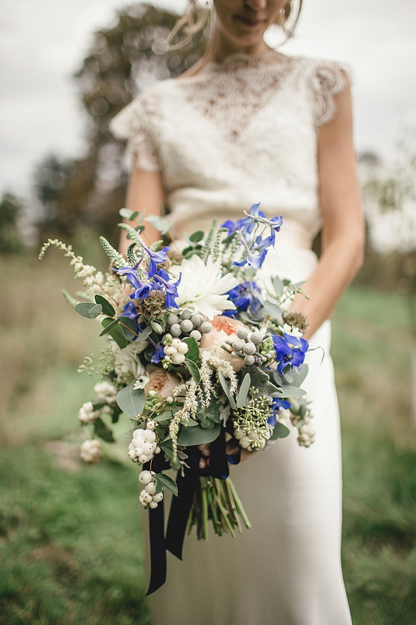 Charlie Brear, 1930s vintage inspired wedding dress, September wedding, Laid back intimate wedding, Photography by Kat Hill