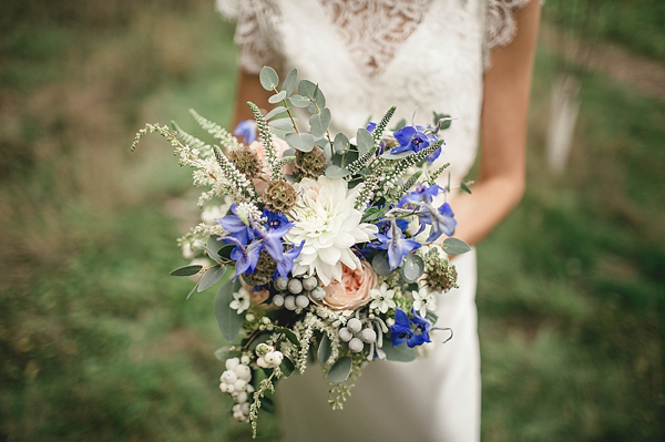 Charlie Brear, 1930s vintage inspired wedding dress, September wedding, Laid back intimate wedding, Photography by Kat Hill