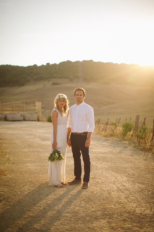 Free People wedding dress, boho style wedding dress, Spanish wedding, wedding in Spain, photography by Tom Ravenshear