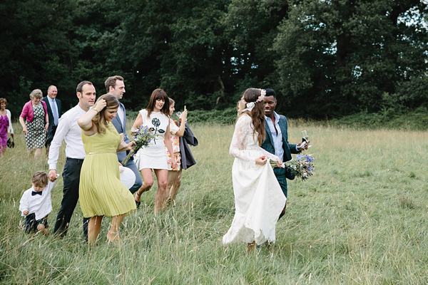 Floral crown, flower crown, Katya Katya Shehurina wedding dress, woodland wedding, Scraptoft Hill Farm wedding, Rebecca Goddard Photography