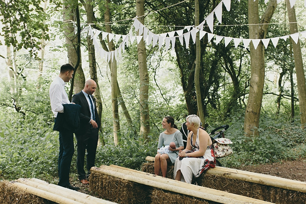 Floral crown, flower crown, Katya Katya Shehurina wedding dress, woodland wedding, Scraptoft Hill Farm wedding, Rebecca Goddard Photography