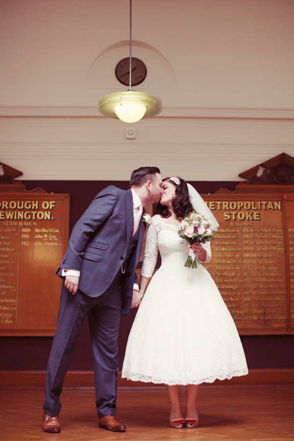 1950s store style wedding