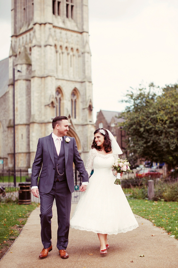 1950s discount style wedding