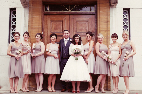 Elizabeth Avey vintage wedding dress, London bride, London wedding, 1950s vintage