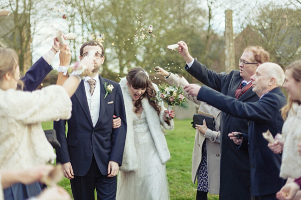 Parma Opal by Jenny Packham, Winter wedding, Christmas wedding