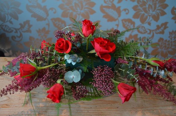 Christmas Table Centrepiece DIY Tuturial by Campbells Flowers-15