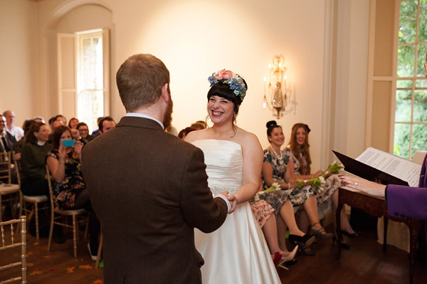 1950s inspired Autumn wedding, Photography by Fiona Kelly