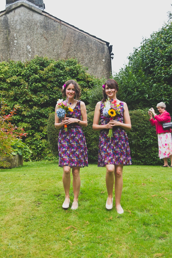 Minna wedding dress, laid back outdoor wedding, Photography by Sally Thurrell