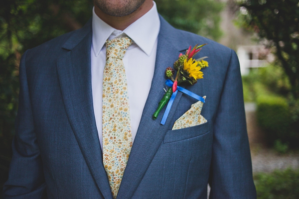 Minna wedding dress, laid back outdoor wedding, Photography by Sally Thurrell