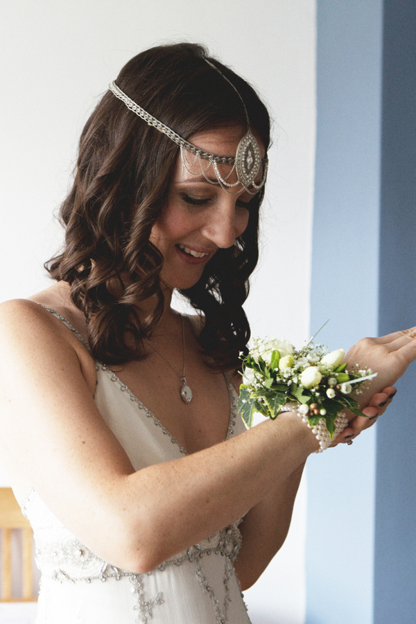 Happiness by Jenny Packham, Handmade outdoor wedding