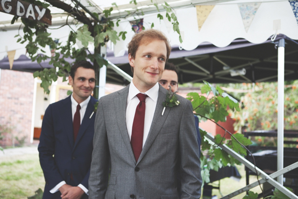 Happiness by Jenny Packham, Handmade outdoor wedding