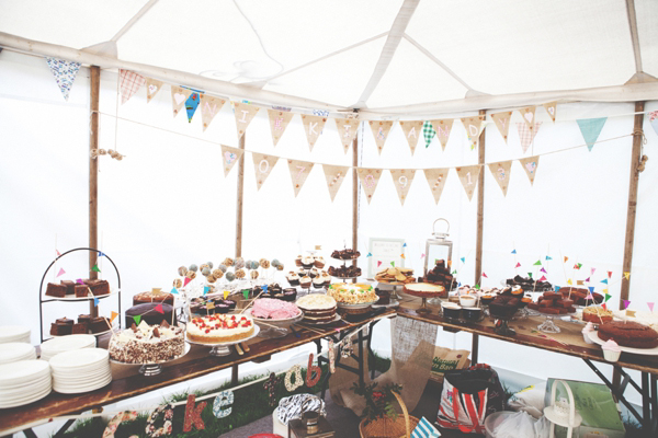 Happiness by Jenny Packham, Handmade outdoor wedding