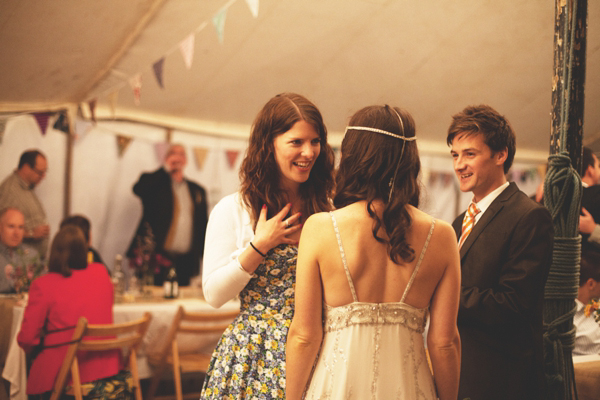 Happiness by Jenny Packham, Handmade outdoor wedding