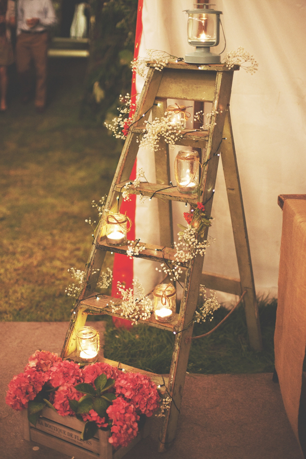 Happiness by Jenny Packham, Handmade outdoor wedding