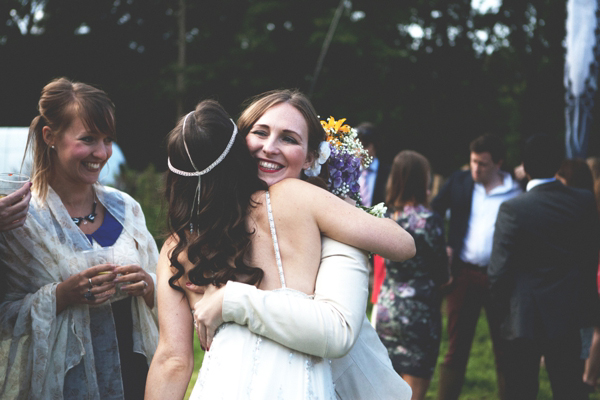 Happiness by Jenny Packham, Handmade outdoor wedding