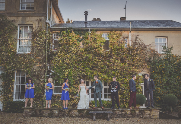 Benjamin Roberts wedding dress, rustic Autumn wedding, Photography by Michelle Lindsell