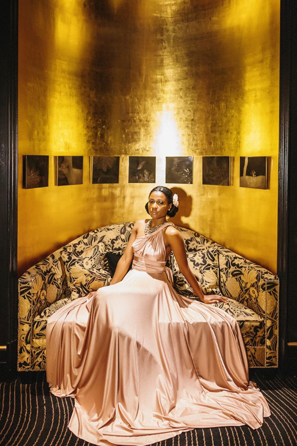 Luxury bridal wear by Yemi Kosibah, Savoy hotel wedding