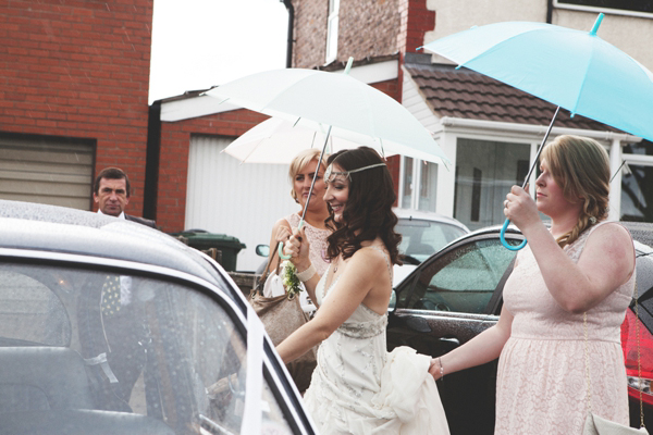 Happiness by Jenny Packham, Handmade outdoor wedding