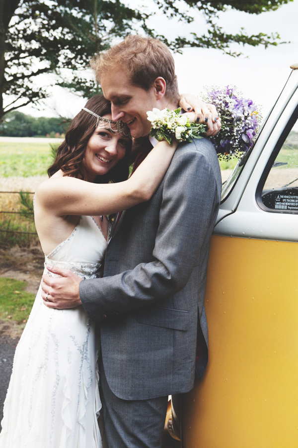 Happiness by Jenny Packham, Handmade outdoor wedding