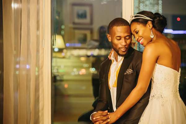 Luxury bridal wear by Yemi Kosibah, Savoy hotel wedding