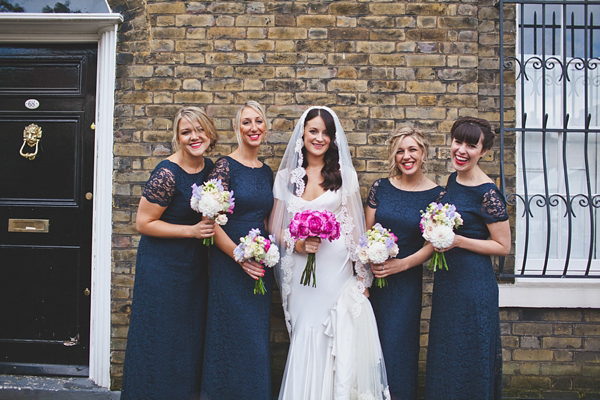 Sarah Janks wedding dress, Stoke Newington Hall wedding, Laura McCluskey Photography