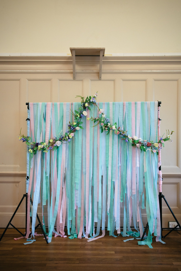 Rowanjoy pale green wedding dress, Eclectic Edinburgh wedding, Caro Weiss Photography