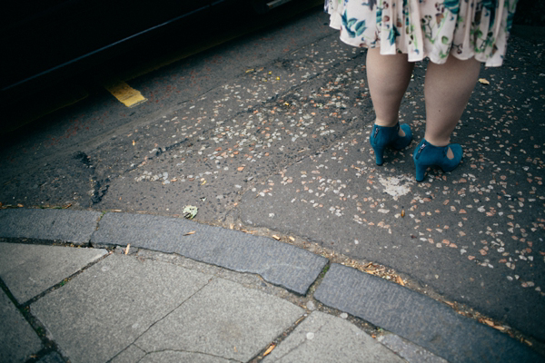 Rowanjoy pale green wedding dress, Eclectic Edinburgh wedding, Caro Weiss Photography