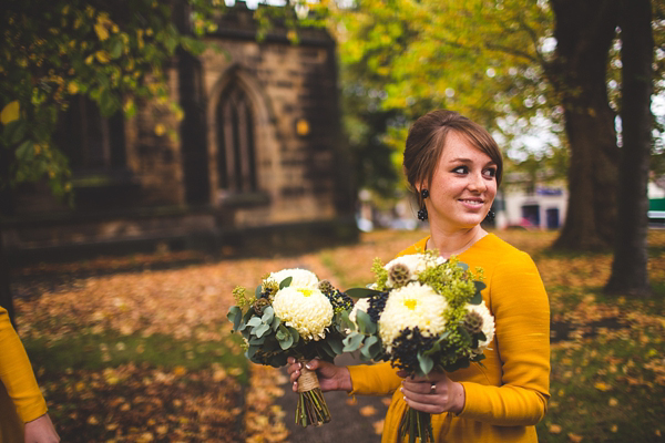 1950s and 1960s mustard yellow Autumn wedding, Images by S6 Photography