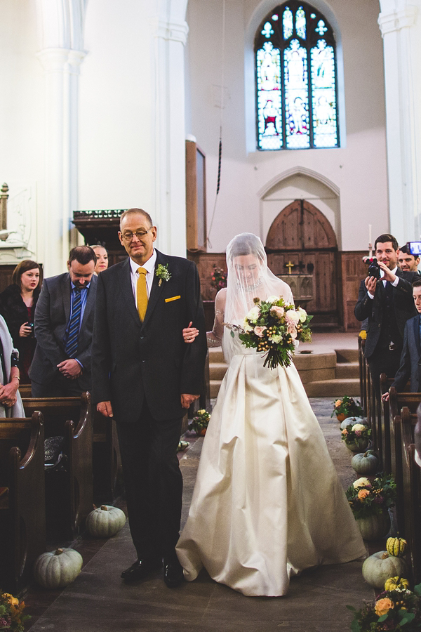 1950s and 1960s mustard yellow Autumn wedding, Images by S6 Photography