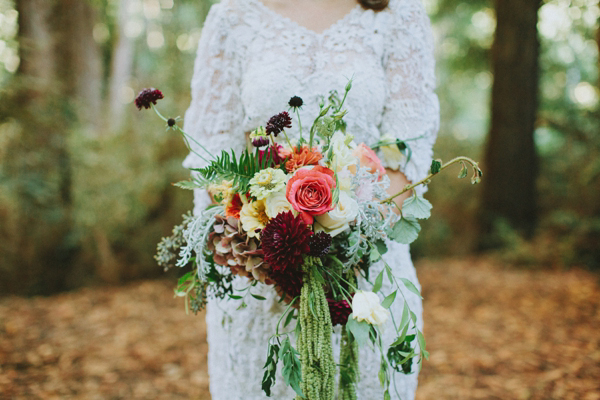 Edwardian vintage crochet wedding dress, Californian wedding, Brittany Esther wedding photography