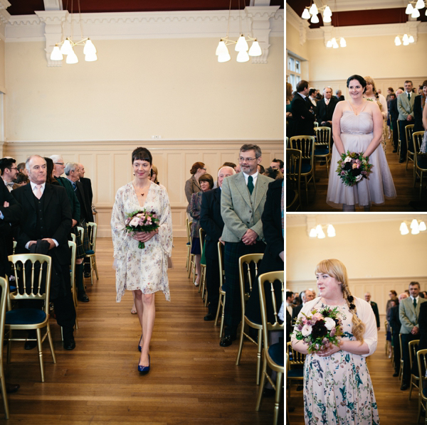 Rowanjoy pale green wedding dress, Eclectic Edinburgh wedding, Caro Weiss Photography