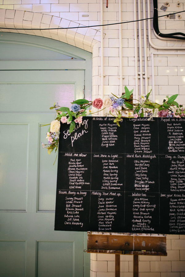 Rowanjoy pale green wedding dress, Eclectic Edinburgh wedding, Caro Weiss Photography