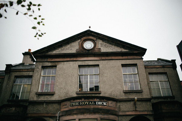 Rowanjoy pale green wedding dress, Eclectic Edinburgh wedding, Caro Weiss Photography