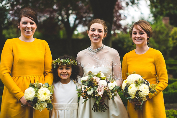 1950s and 1960s mustard yellow Autumn wedding, Images by S6 Photography