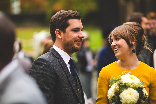 1950s and 1960s mustard yellow Autumn wedding, Images by S6 Photography