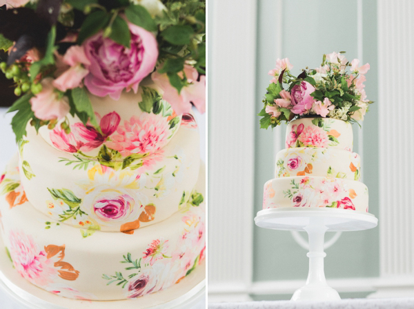 Azalea by Jenny Packham, Edwardian inspired floral crown, Emmanuel College Cambridge wedding, M&J Photography