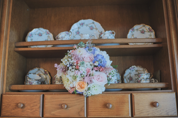 Vintage floral chintz wedding, o&c Wedding Photography