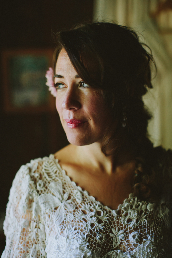 Edwardian vintage crochet wedding dress, Californian wedding, Brittany Esther wedding photography