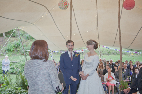 Original 1950s vintage long sleeved wedding dress, The Twins Weddings