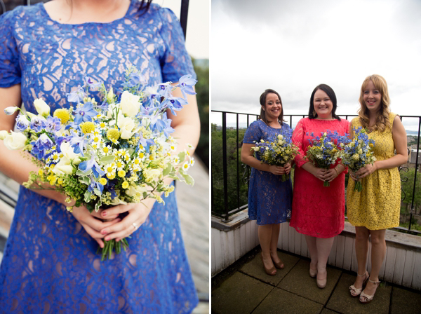1960s style wedding, 1970s style wedding, bohemian bride, Edwardian wedding dress, yellow wedding, Anna C. Pettigrew Photography